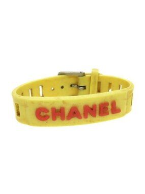 Chanel Rubber Bracelet Yellow